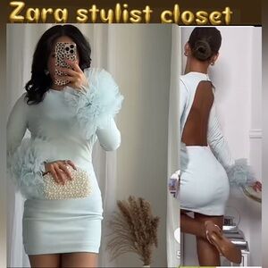 NWT ZARA  BLOGGER FAV CUFF DRESS SIZE M 
🚨 FIRM PRICE NO DISCOUNT